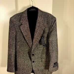 Classic Gray Men's Blazer by Roberto Vasalli